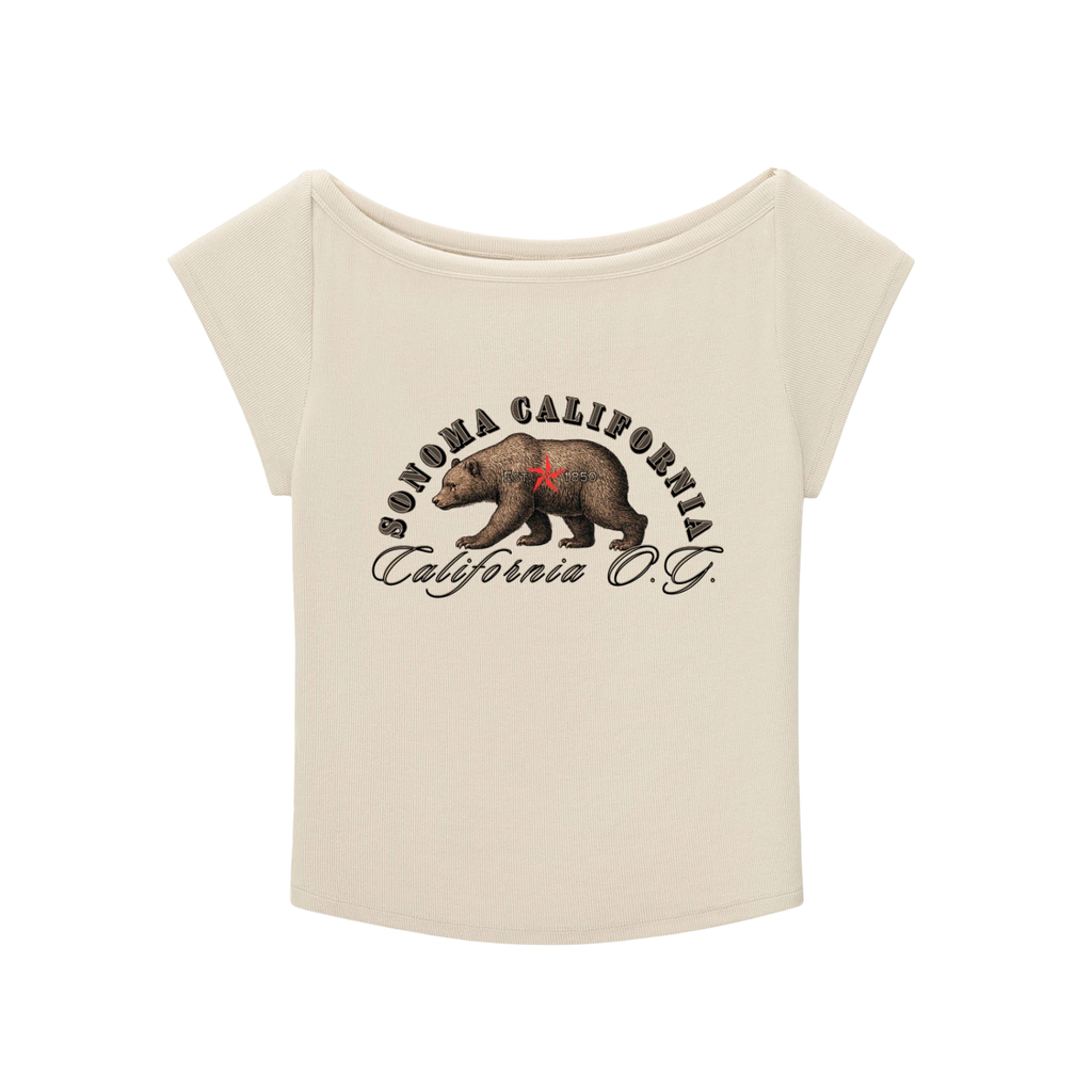 Sonoma Bear Boat Neck T-shirt