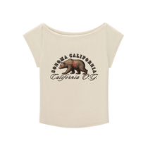 Sonoma Bear Boat Neck T-shirt