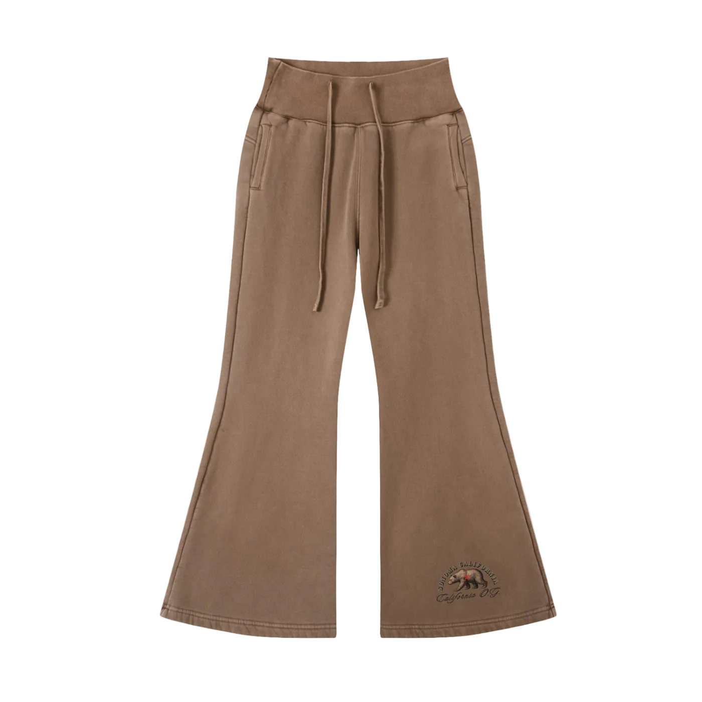 California O.G. Vintage Washed Flared Fleece Pants
