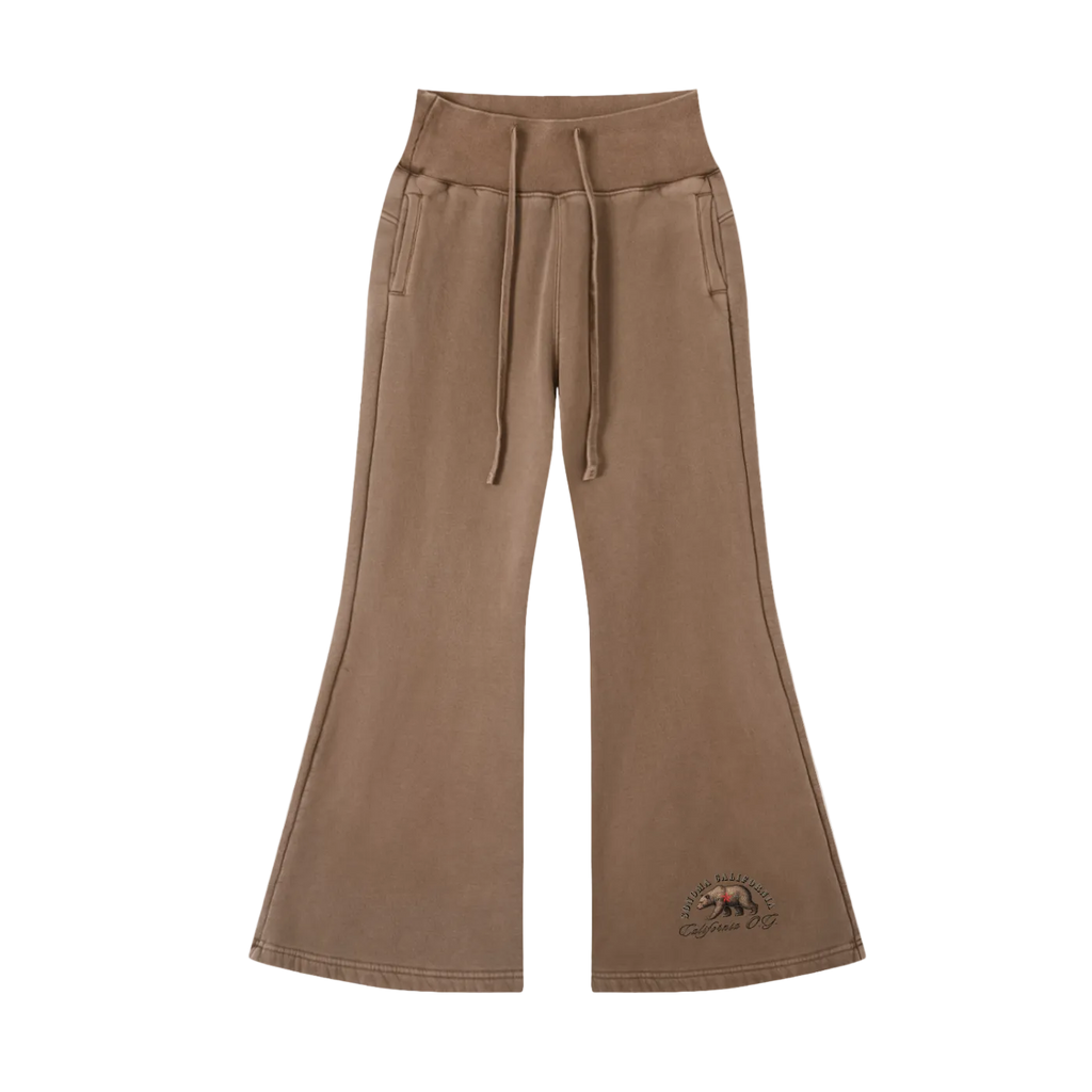 California O.G. Vintage Washed Flared Fleece Pants