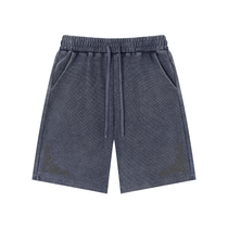 Mineral Wash Waffle Knit Shorts