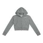 California O.G. Collegiate Women’s Slim Crop Full Zip Hoodie
