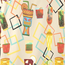 Tiki Cocktails Men's Hawaiian Shirt