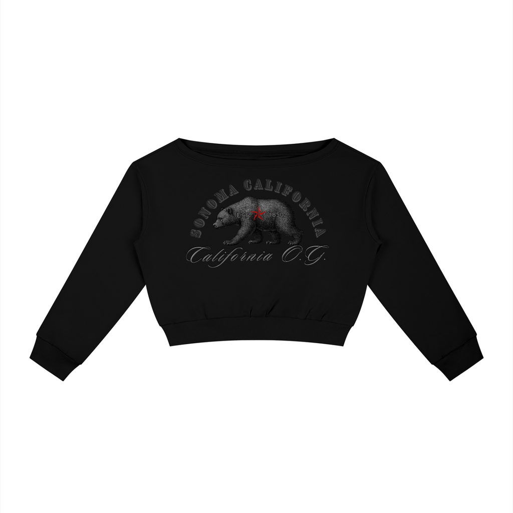 Women's Off-Shoulder Sweatshirt