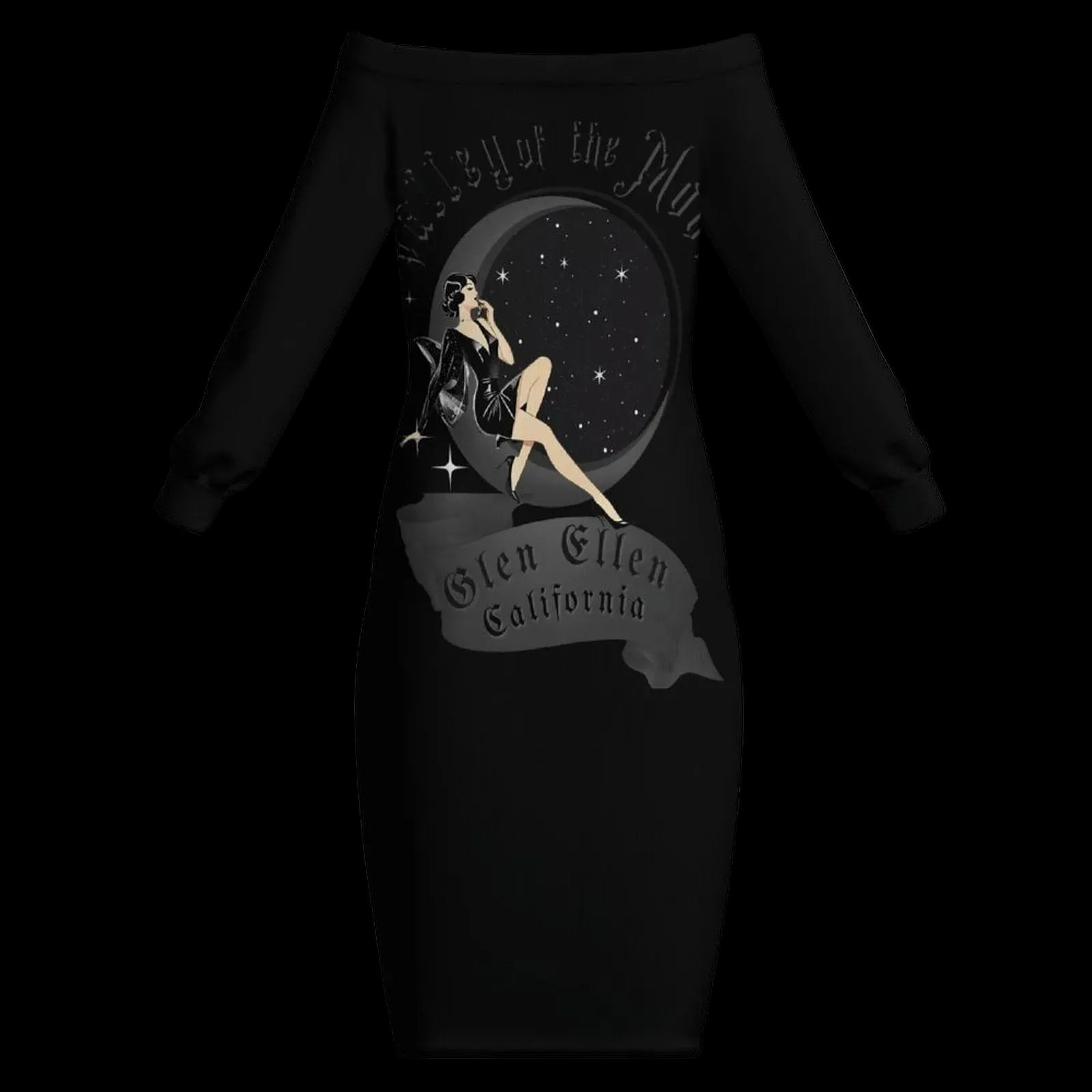 Valley of the Moon Vamp Pinup Bodycon Dress Secondary image