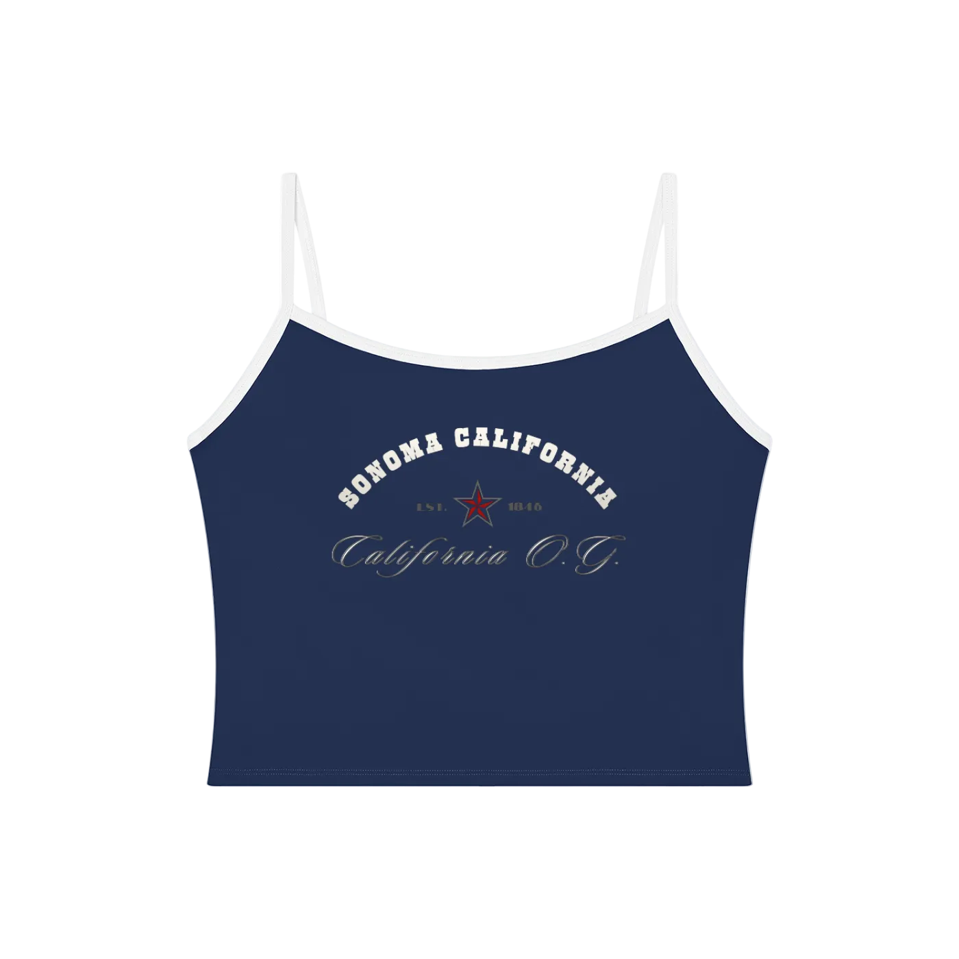 California O.G. Color Block Yoga Tank Top Secondary image