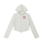 Sonoma Classic Pinup Women's Cropped Full Zip Hoodie