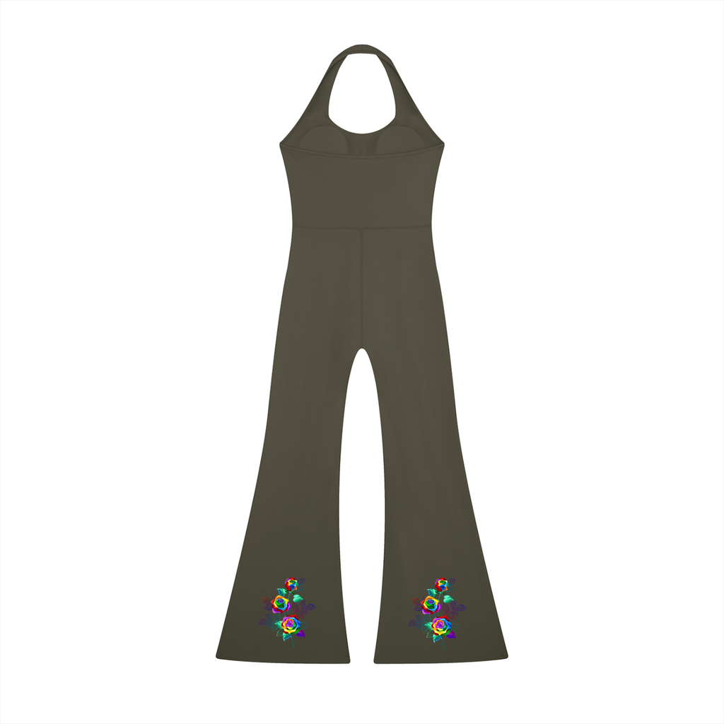 Women’s Halter Flared Jumpsuit