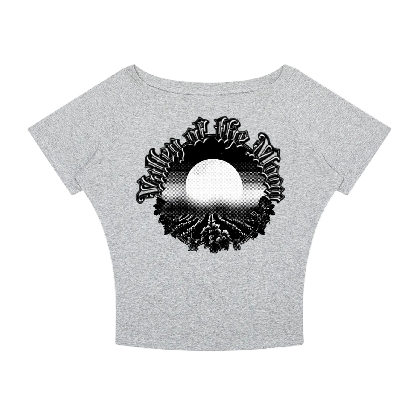 Valley of the Moon Gothic Graffitti Women’s Boatneck T-Shirt