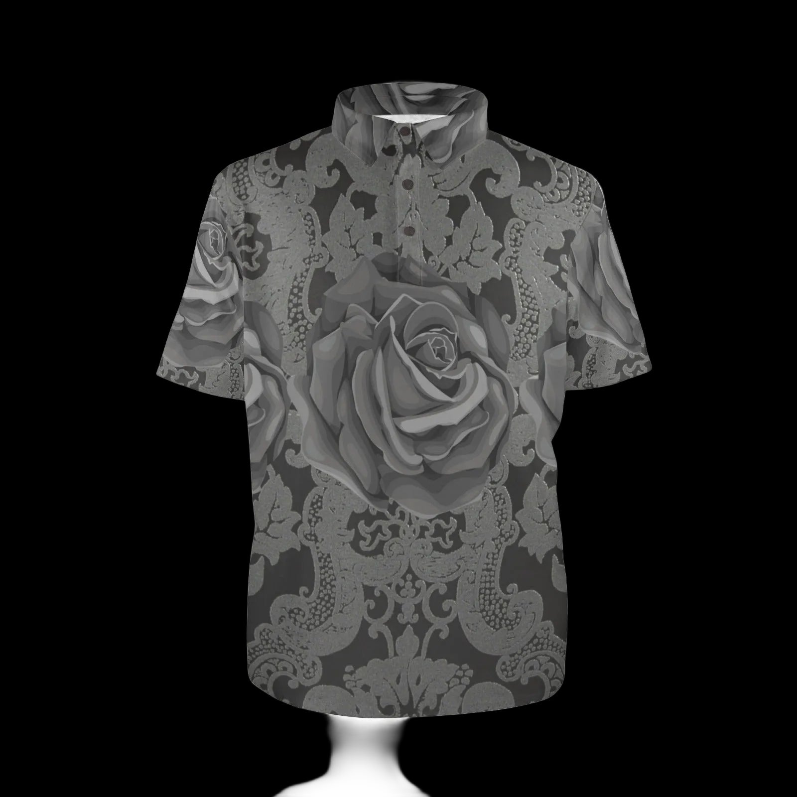 252 Men's All Over Print Polo Shirt (Model T55)