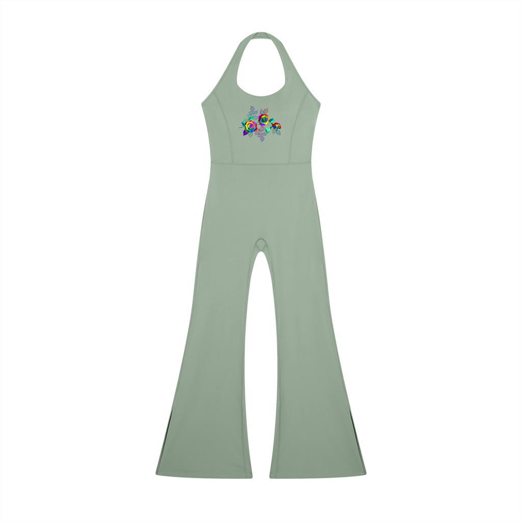Women’s Halter Flared Jumpsuit