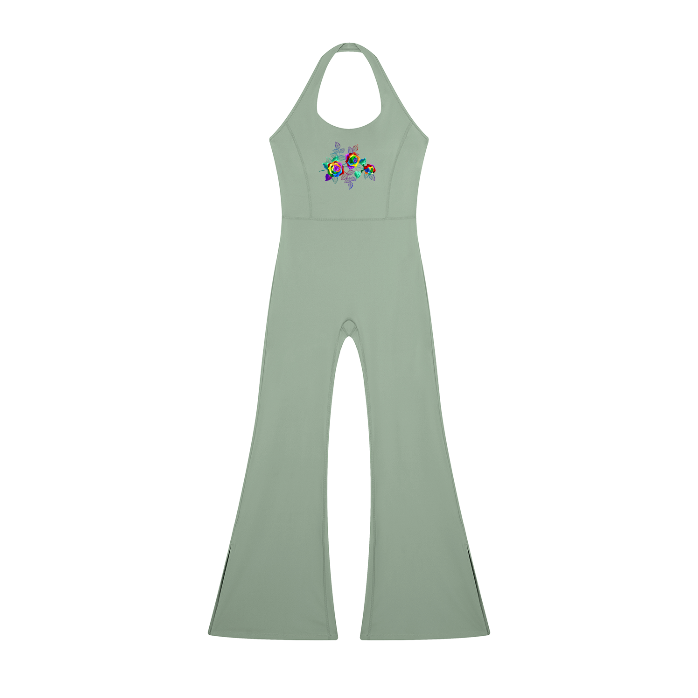 Women’s Halter Flared Jumpsuit