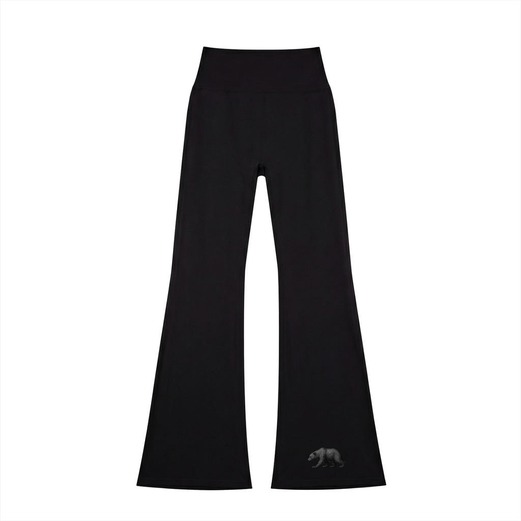 California O.G. Bear Women's High-Waisted Flare Leggings