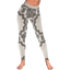 Nude Lace Print Women's Low Rise Yoga Leggings
