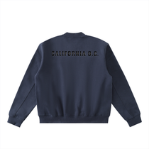 California O.G. Essential Zip-Up Fleeced Varsity Jacket