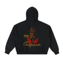 Fleeced Full-Zip Boxy Hoodie