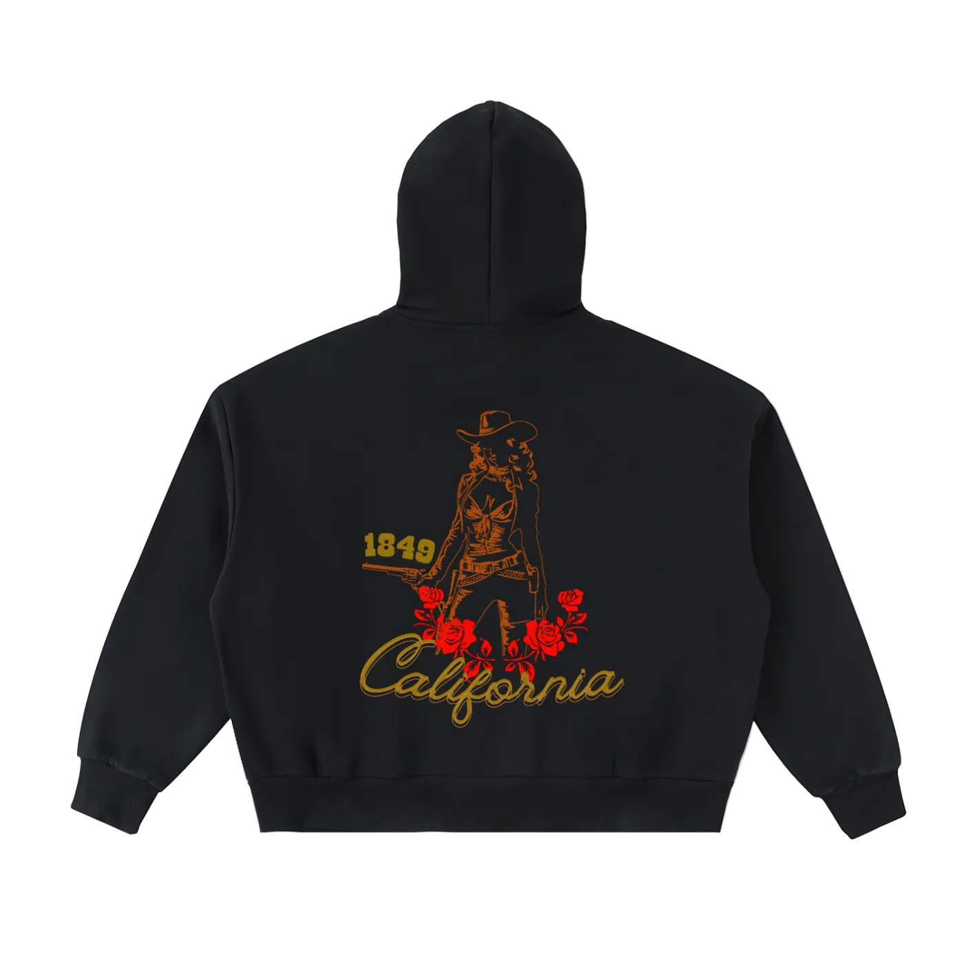 Fleeced Full-Zip Boxy Hoodie