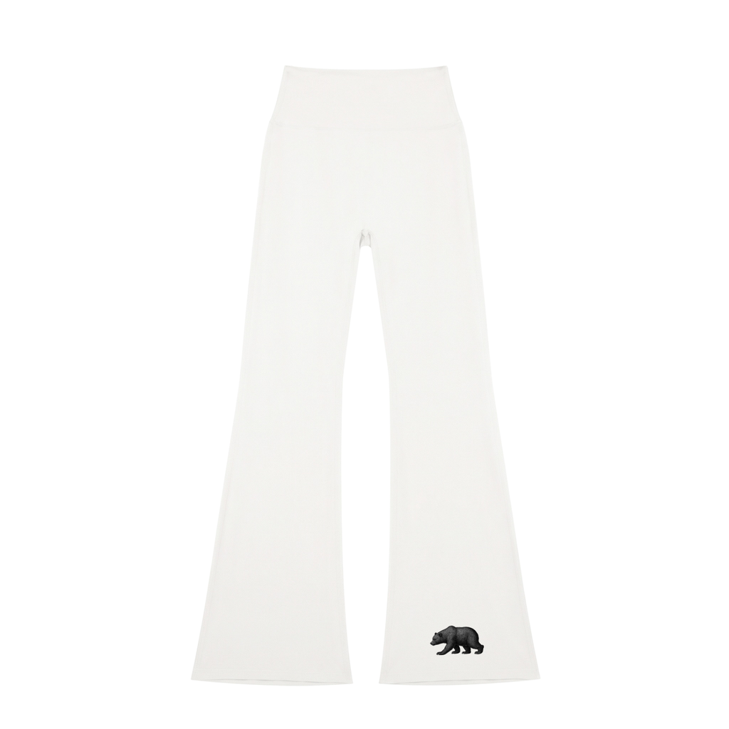 California O.G. Bear Women's High-Waisted Flare Leggings