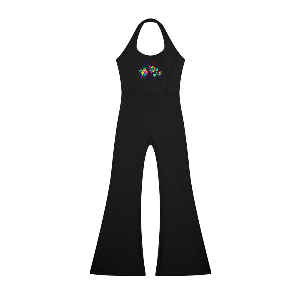 Women’s Halter Flared Jumpsuit