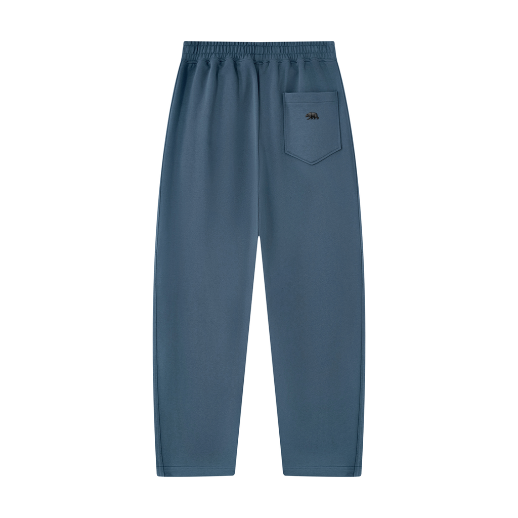 Unisex Tapered Straight Hem Sweatpants