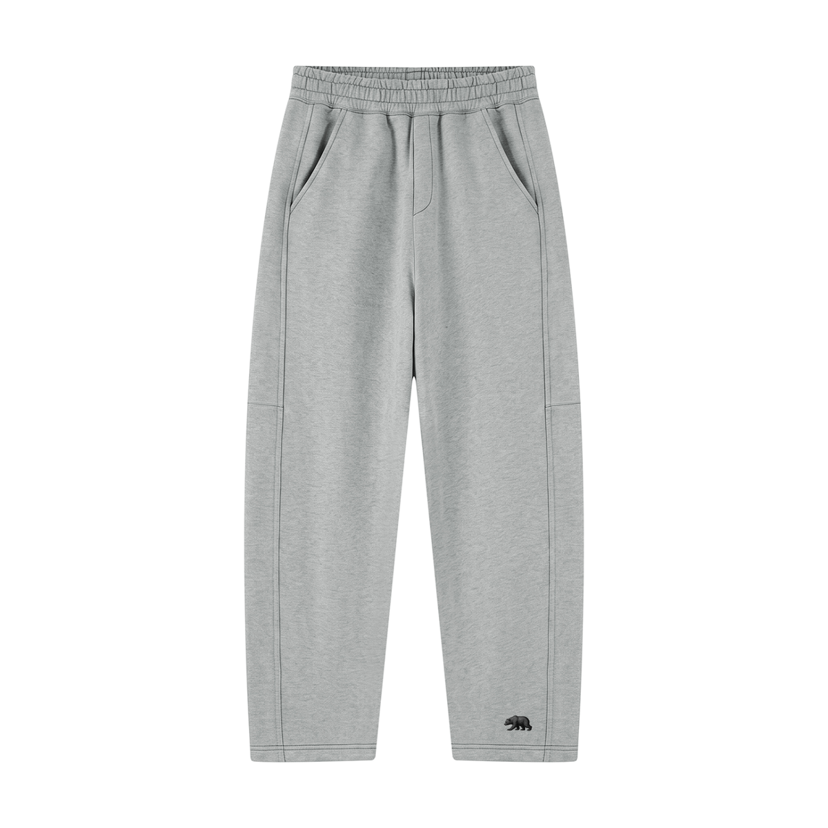 Unisex Tapered Straight Hem Sweatpants