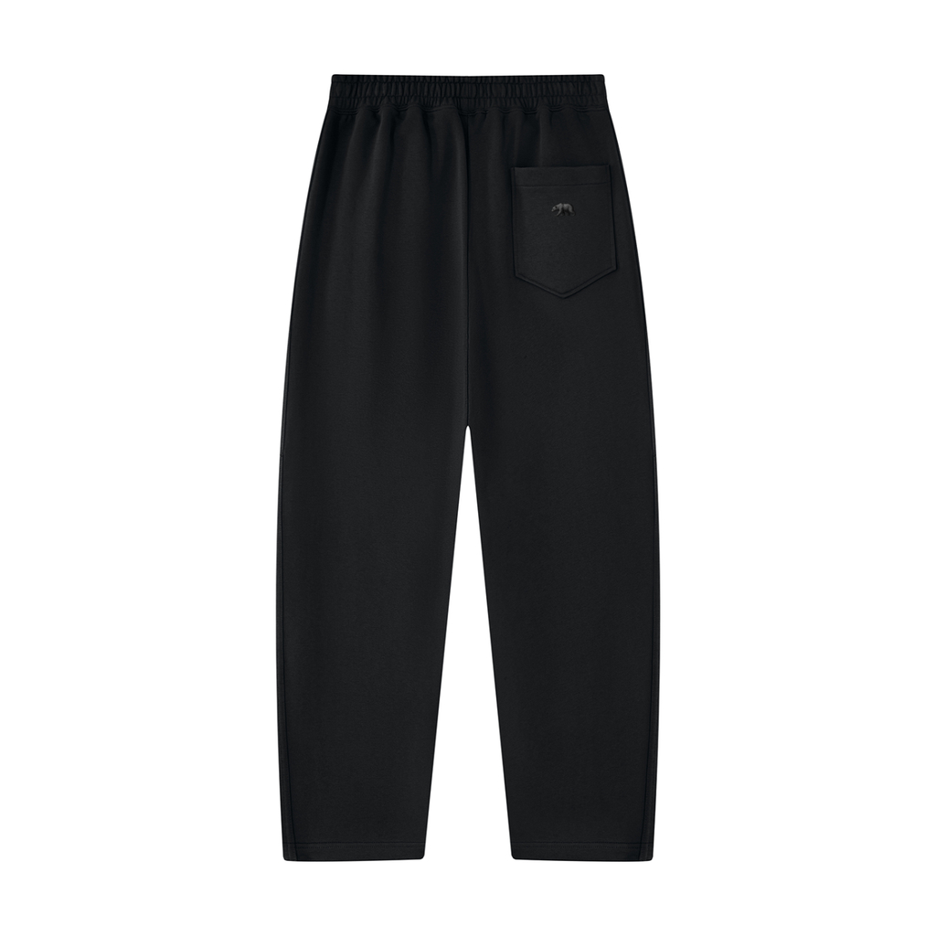 Unisex Tapered Straight Hem Sweatpants