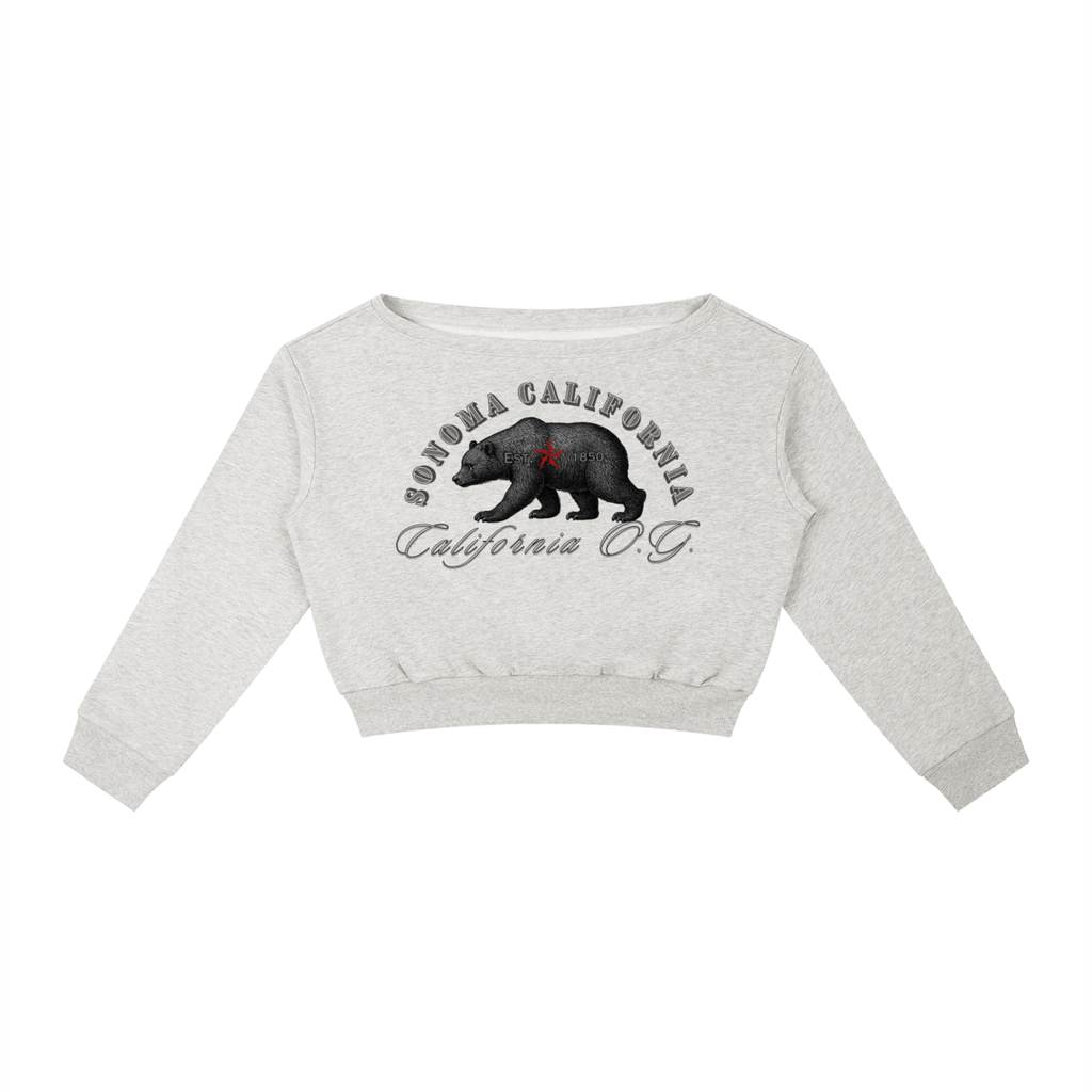 Women's Off-Shoulder Sweatshirt