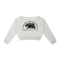 Women's Off-Shoulder Sweatshirt