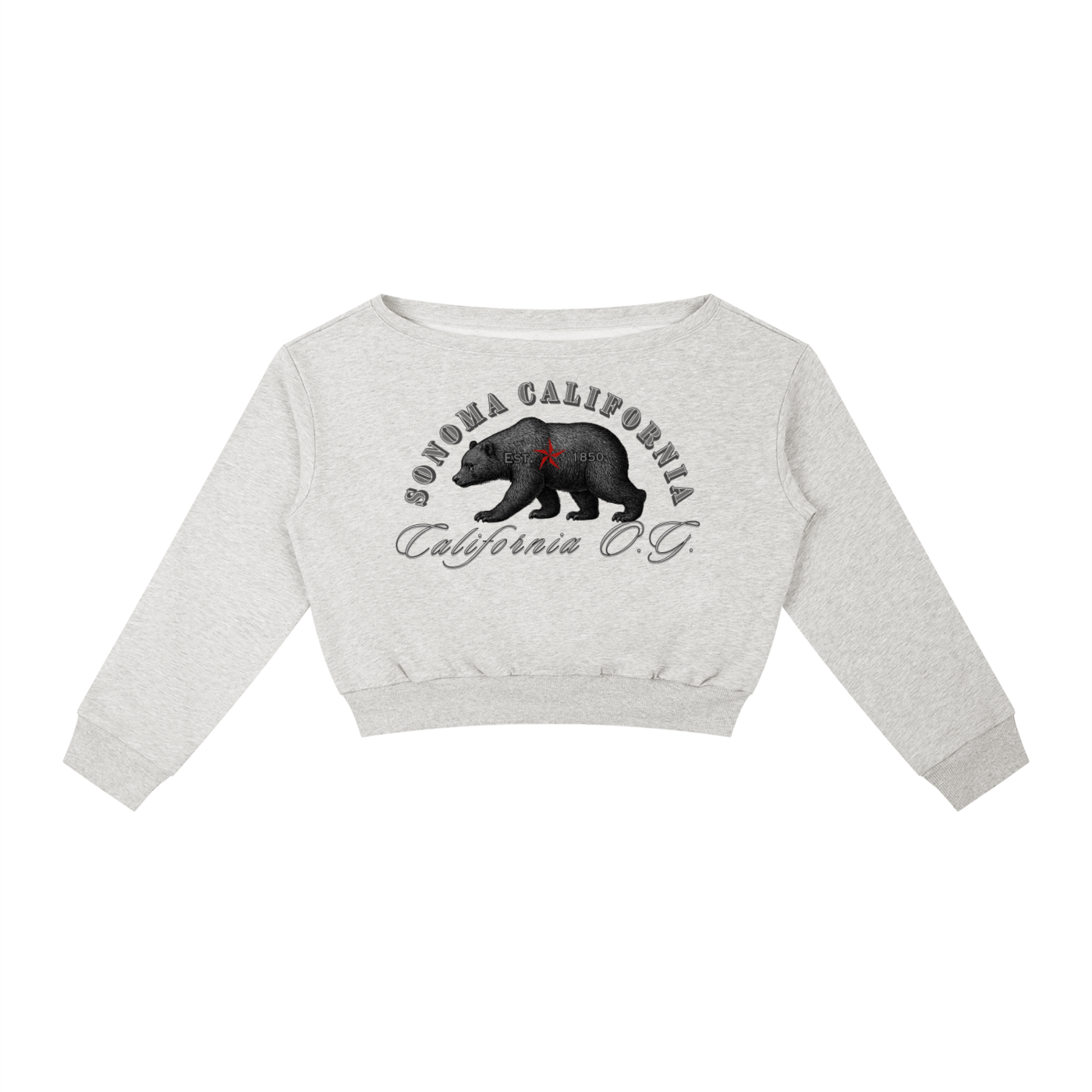 Women's Off-Shoulder Sweatshirt