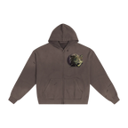 Jack London Wolf Sunfade Zip Hoodie