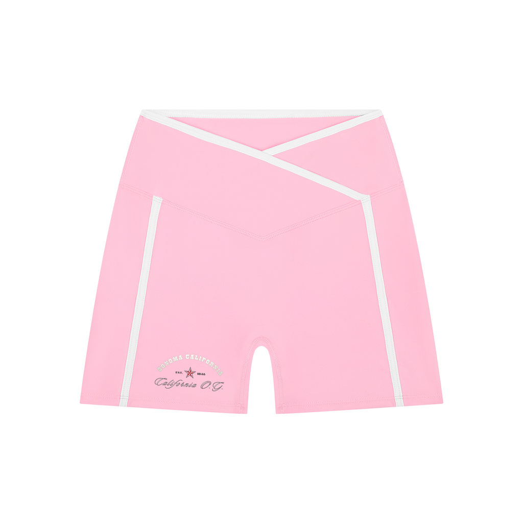 Women’s High Rise Color Block Yoga Shorts