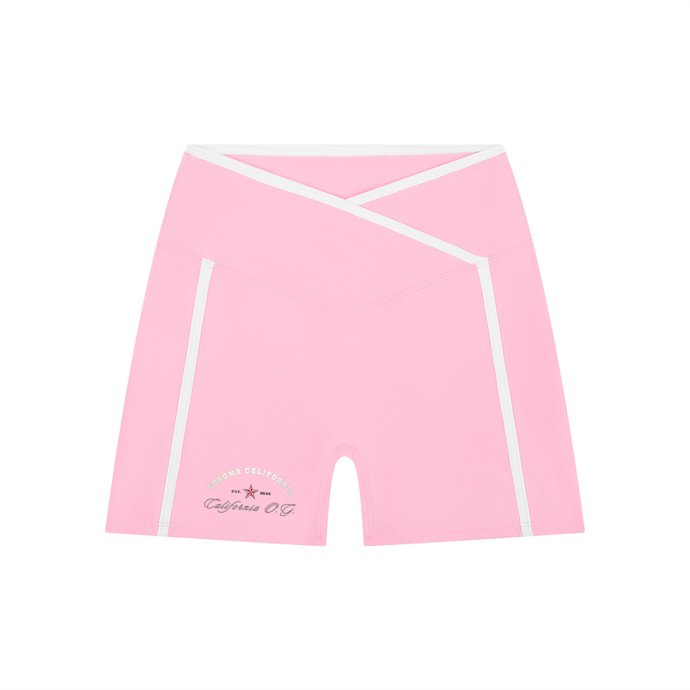 Women’s High Rise Color Block Yoga Shorts