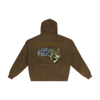 Jack London Wolf Sunfade Zip Hoodie