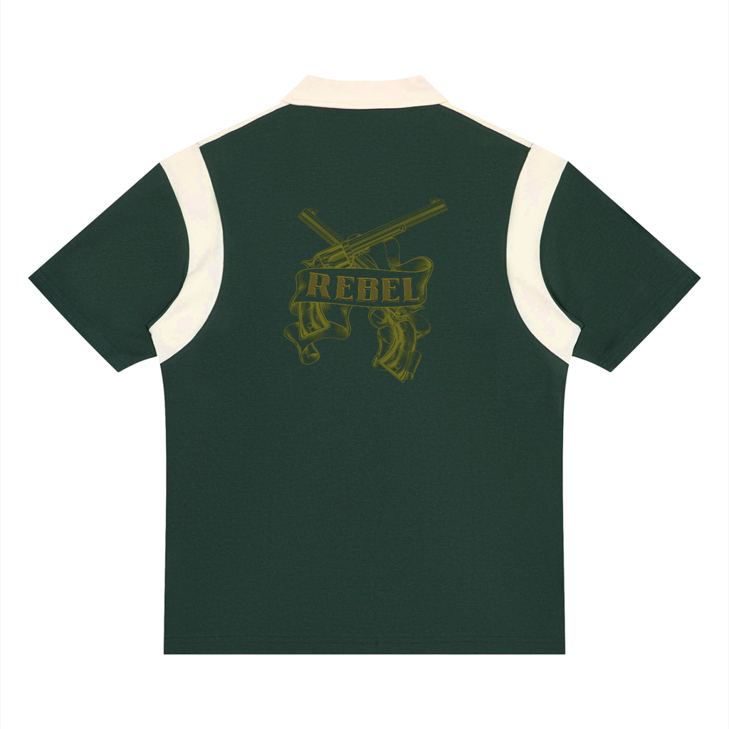 Quarter Zip Polo Shirt