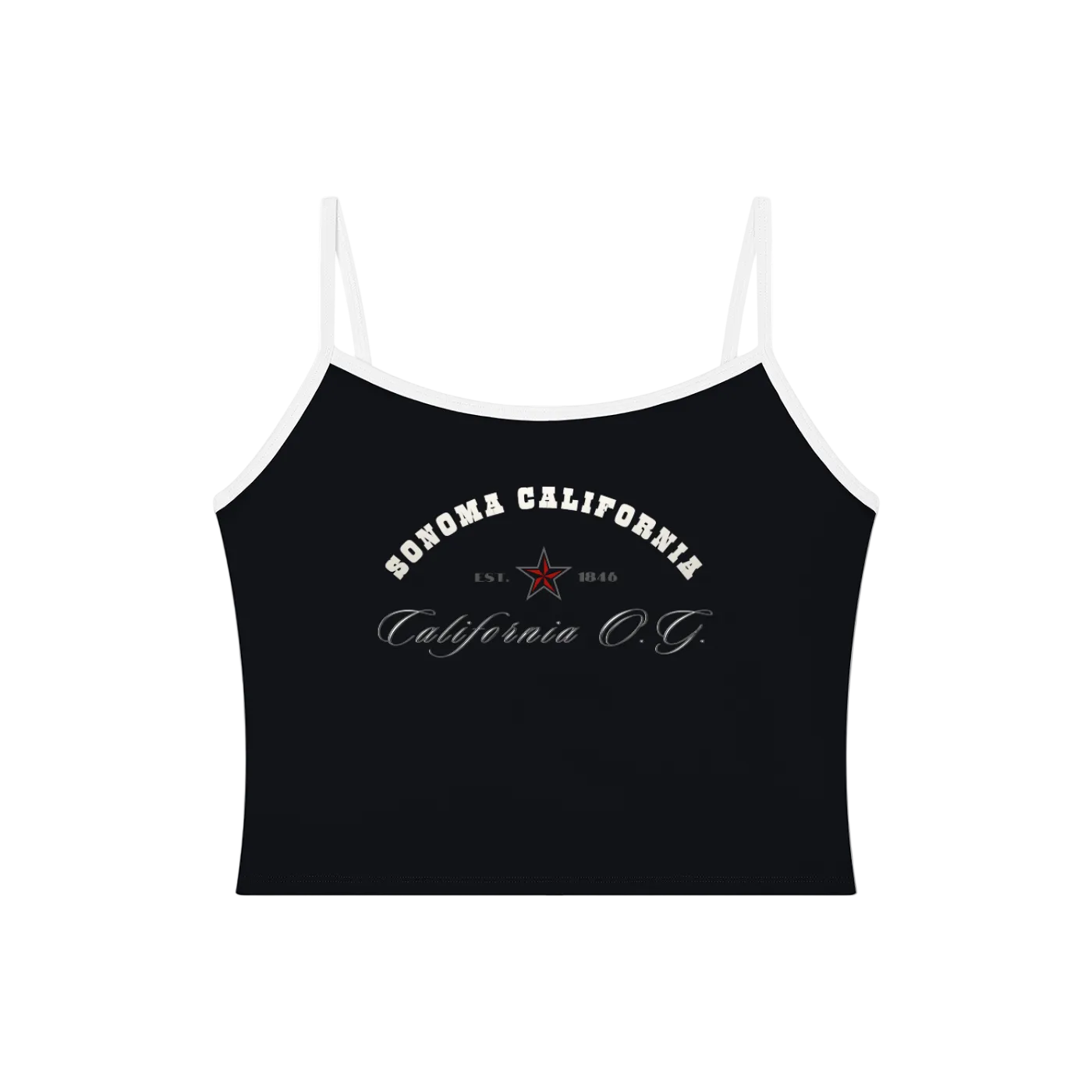 California O.G. Color Block Yoga Tank Top Main image