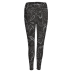 Black Paisley Women's High-Waist Legging