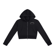 California O.G. Collegiate Women’s Slim Crop Full Zip Hoodie