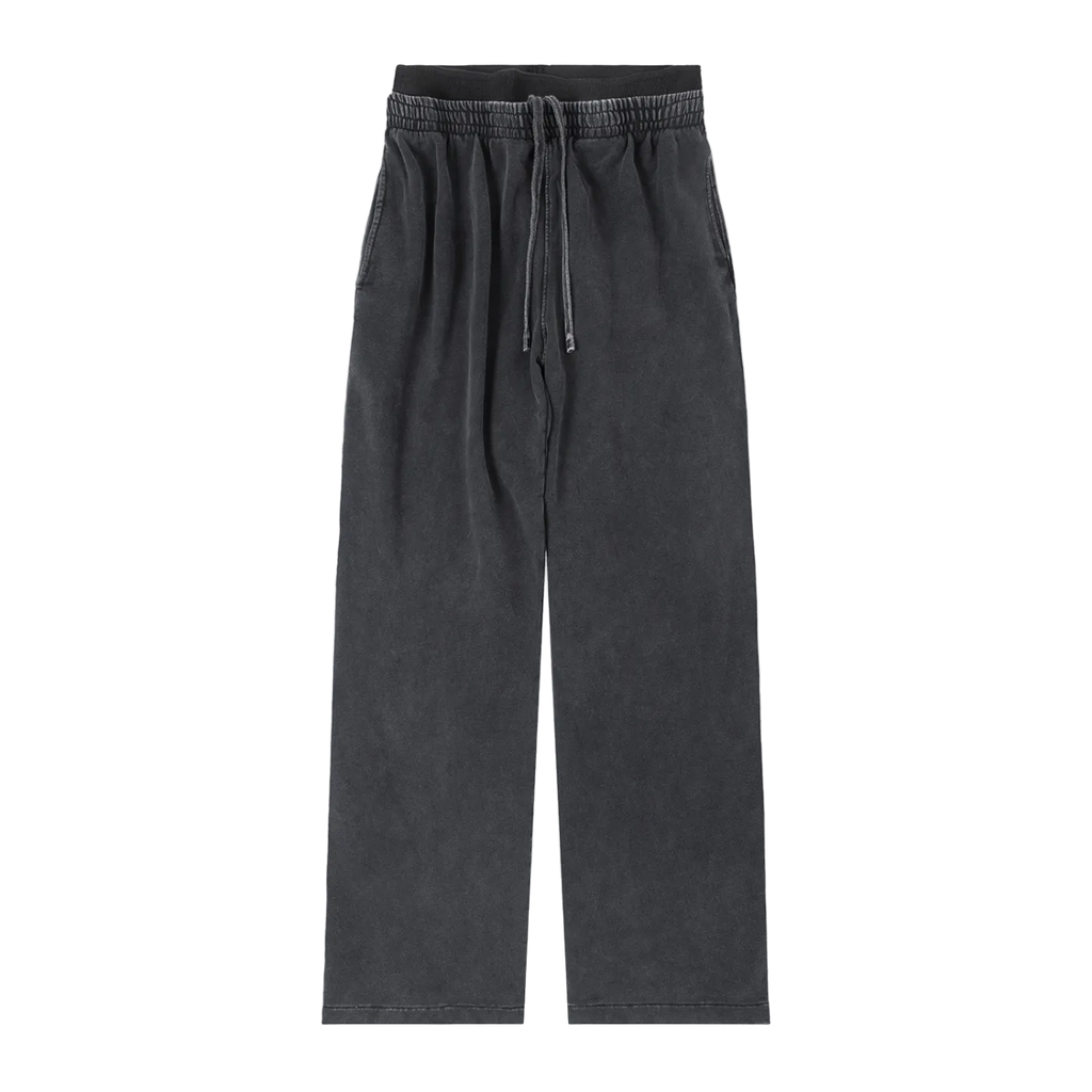 Vintage Washed High Waist Pants