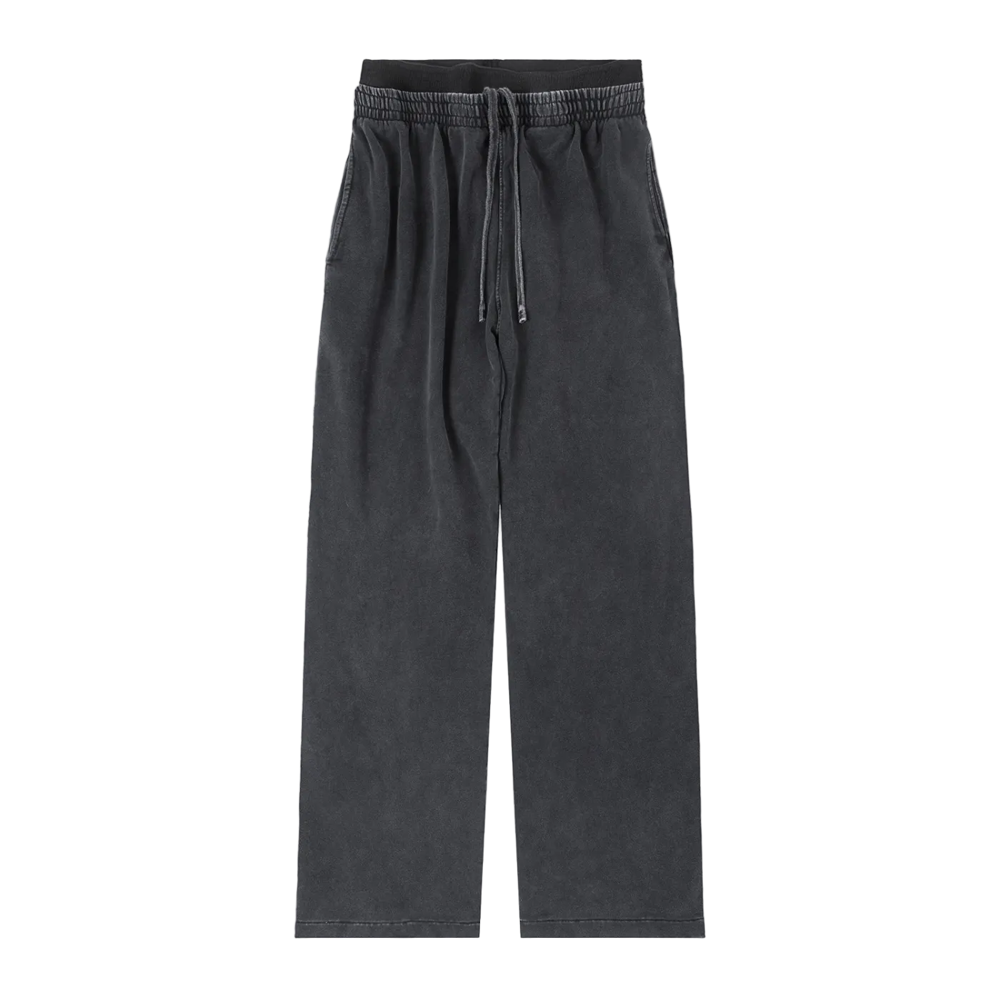 Vintage Washed High Waist Pants