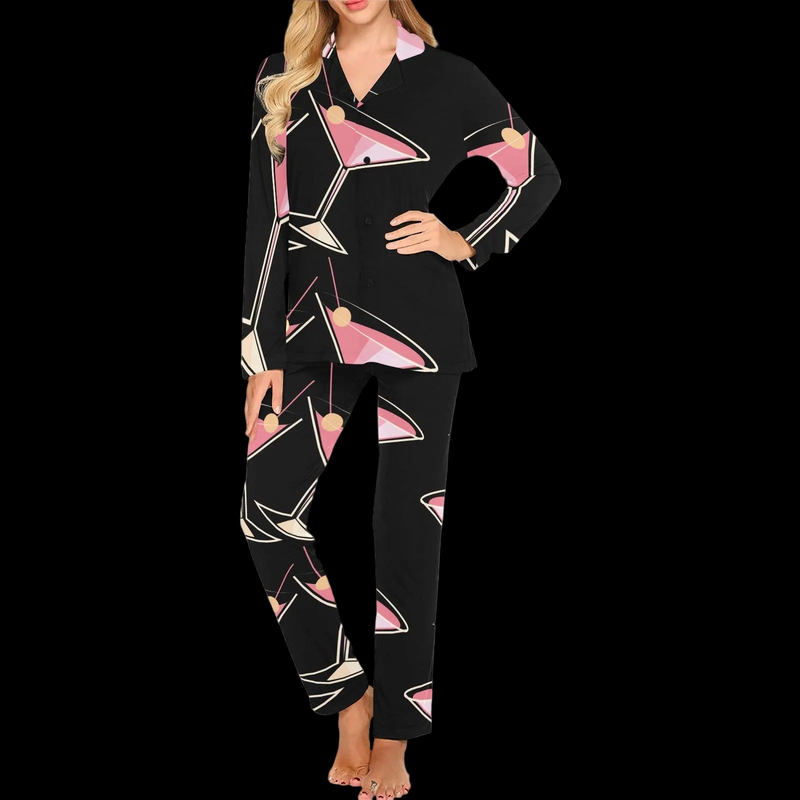 Cosmopolitan Cocktail Women's Long Pajama Set Main image