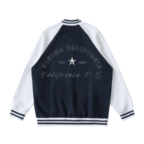Sonoma California O.G. Collegiate Two Tone Raglan Sleeve Varsity Jacket