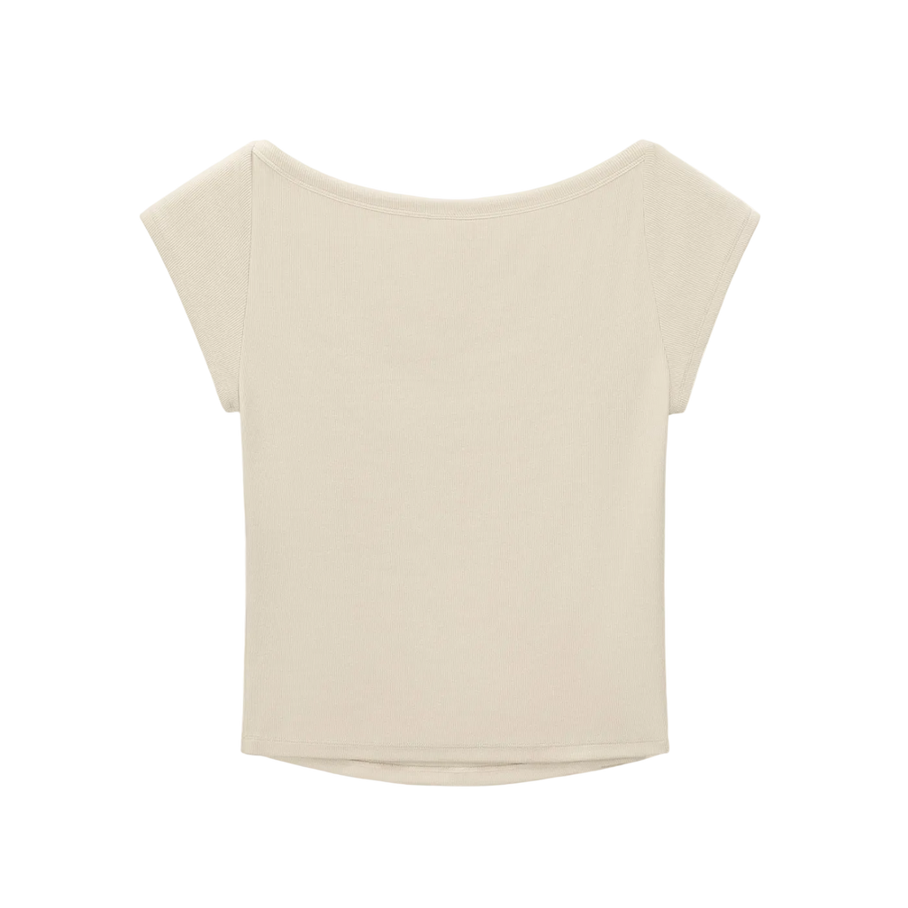 Vintage Manhattan Cocktail Wide Neck T-shirt