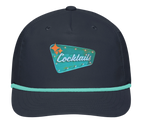 VINTAGE COCKTAILS Golf Rope Cap - Baseball Caps from Sonoma Rebel
