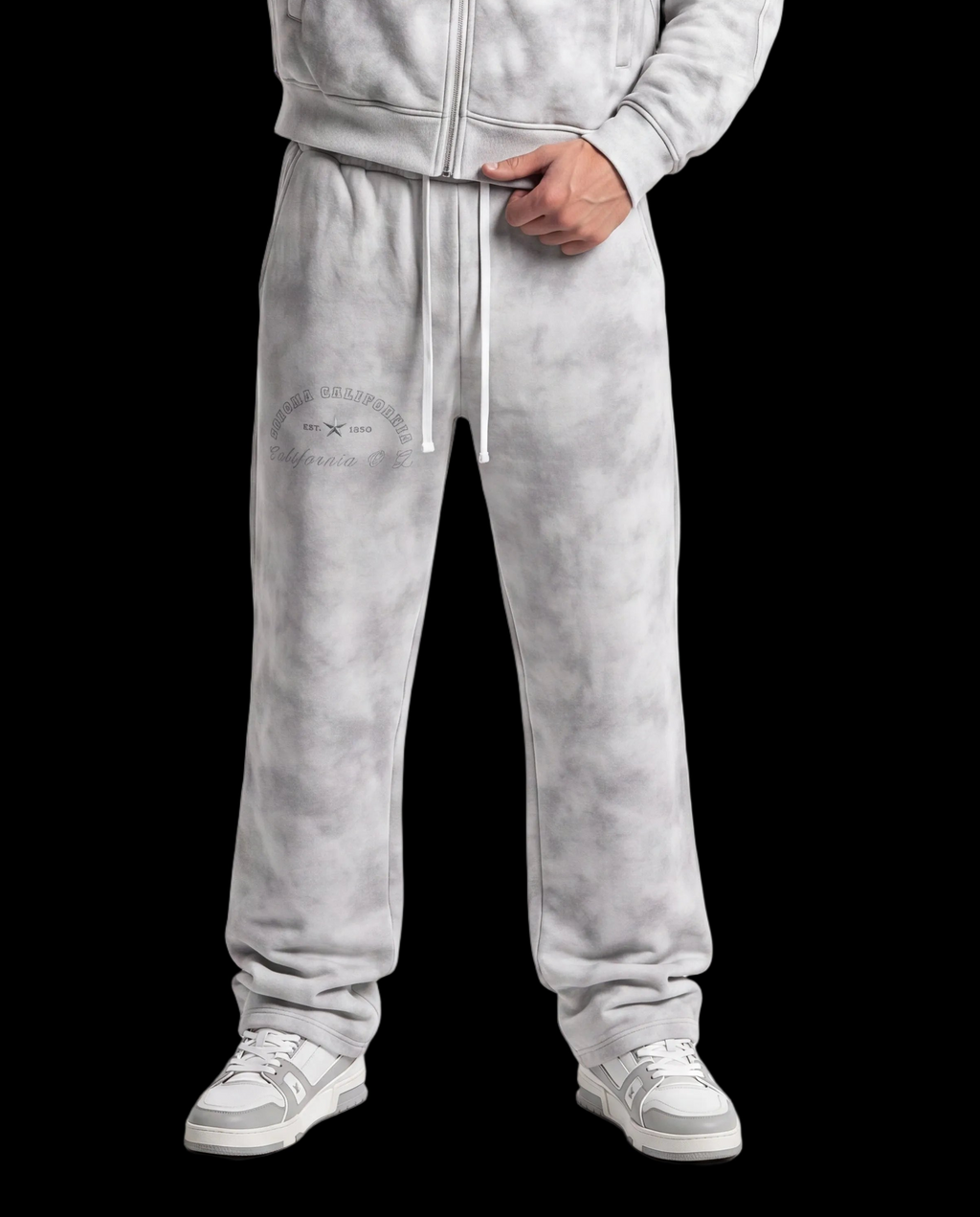 California O.G. Collegiate Dirty Washed Fleece Sweatpants