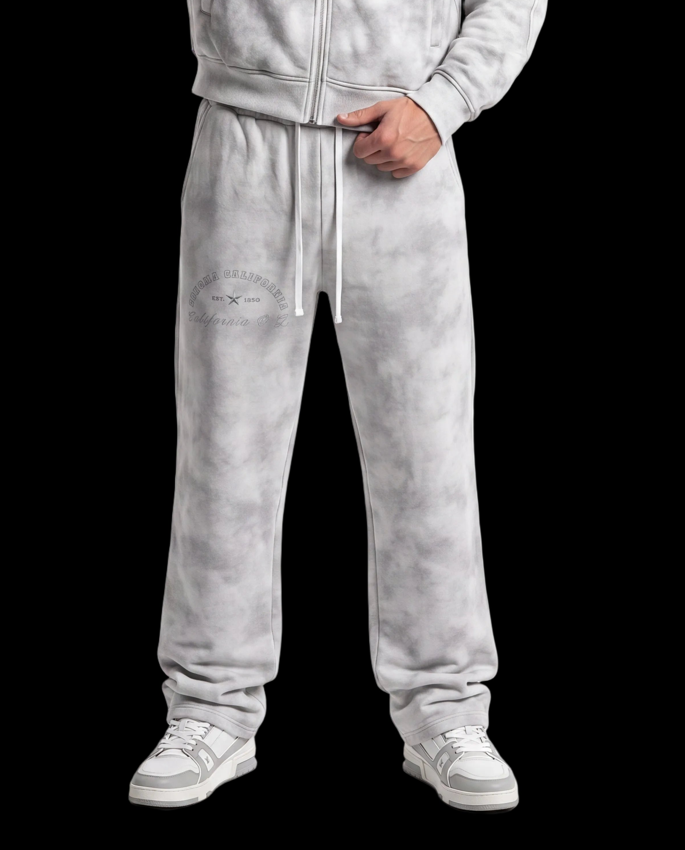 California O.G. Collegiate Dirty Washed Fleece Sweatpants