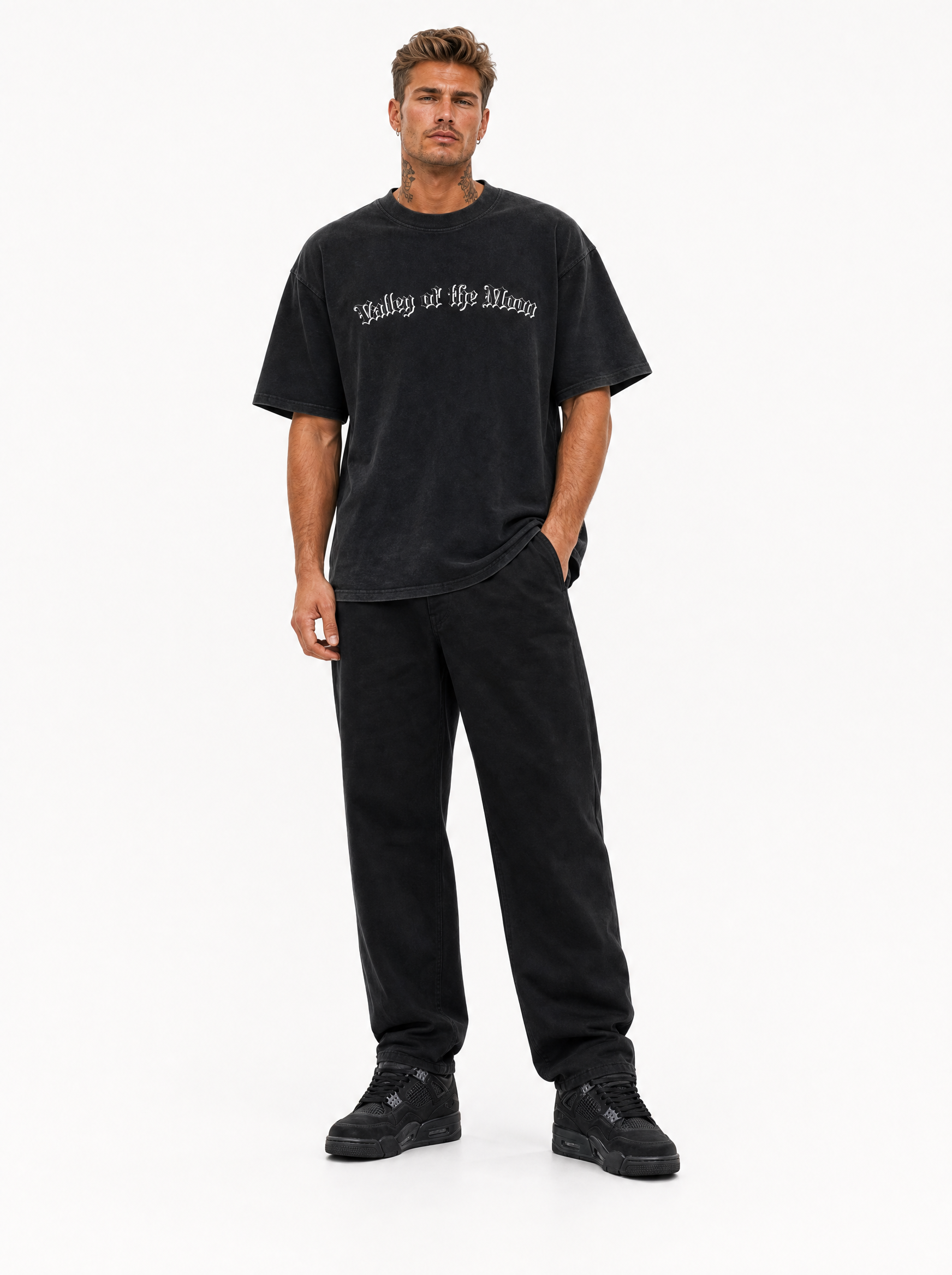 Valley of the Moon Gothic Reverse Dyed Men's T-Shirt