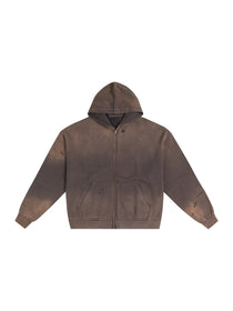 Jack London Wolf Sunfade Zip Hoodie