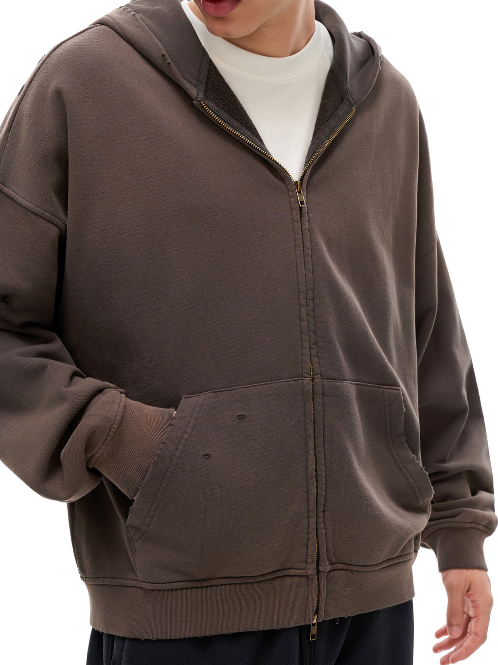 Jack London Wolf Sunfade Zip Hoodie