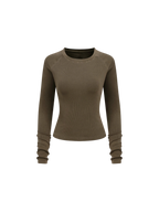 Valley of the Moon Glam Dyed Washed  Long Sleeve T-Shirt