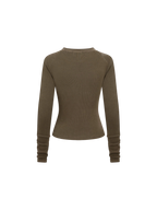Valley of the Moon Glam Dyed Washed  Long Sleeve T-Shirt